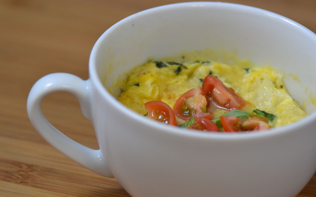 Mugcake quiche