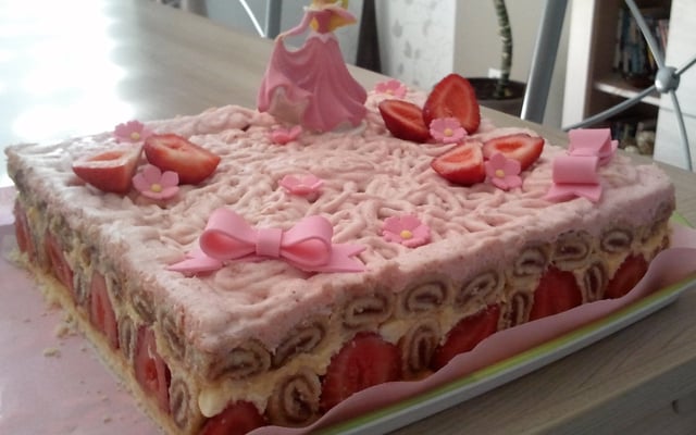 Fraisier au mascarpone