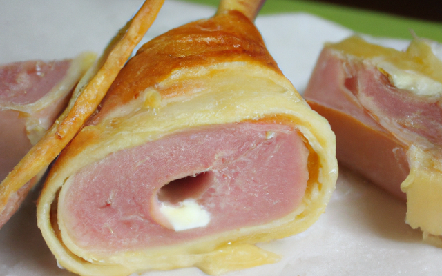 Feuilleté au reblochon et jambon