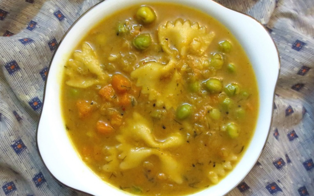 Soupe de fruits et légumes