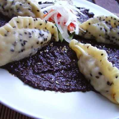 Ravioliroquois al Mole Poblano