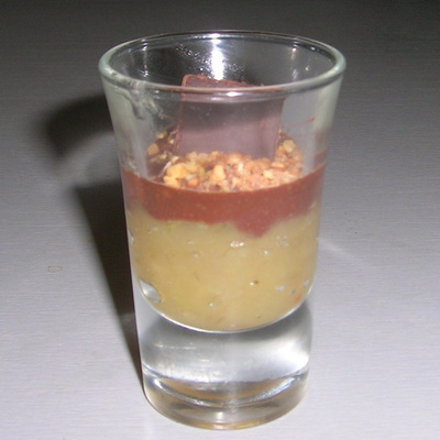 Verrine choco banane