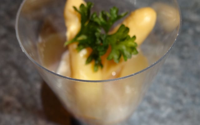 Verrine d'asperges