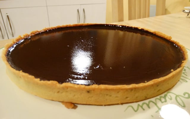 Tarte onctueuse au chocolat