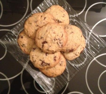 Cookies aux pépites de chocolat pâtissier de Carole