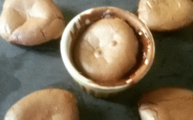 Coulant au chocolat cœur caramel