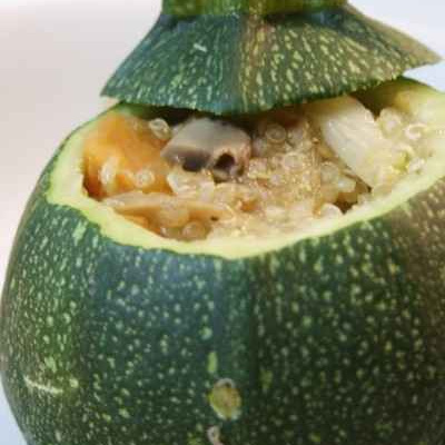 Courgettes farcies au quinoa
