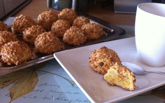 Boules aux amandes parfumées à l'orange