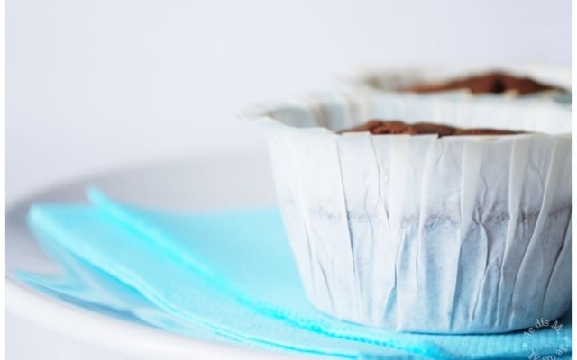 Muffins fondants au chocolat et à la crème de marrons