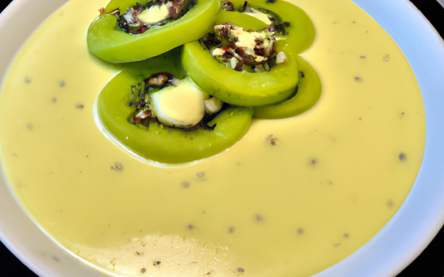 Kiwis au sabayon citron.