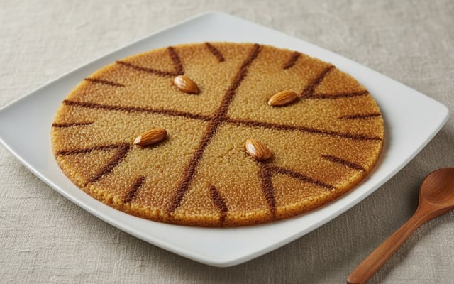 Tamina Algéroise : Gâteau de semoule au miel