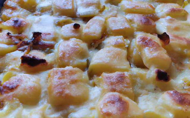 Gratin de pâtes à la tartiflette