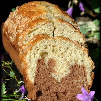 Cake à la vanille et noisette cacao érable