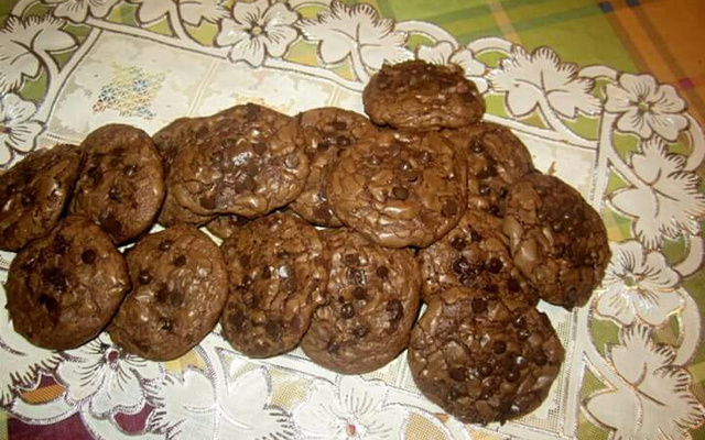 Cookies pépites de chocolat et cannelle