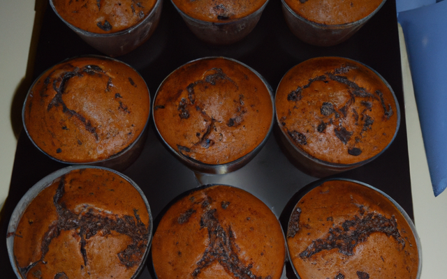 Muffins au chocolat à déguster chaud ou froid