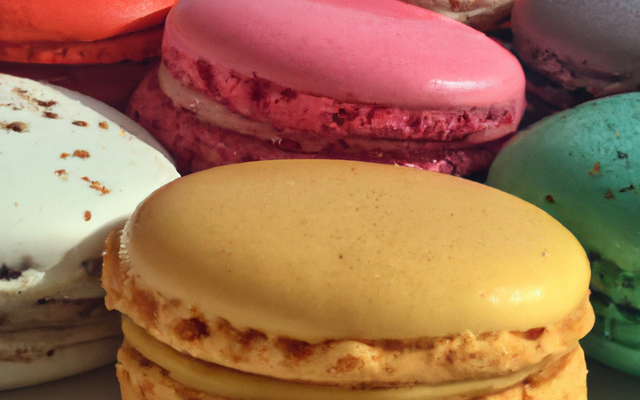 Macarons multicolores