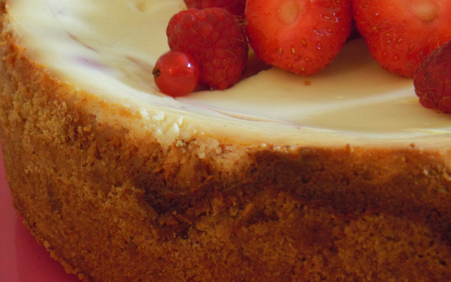 Le cheesecake vanille fruits rouges