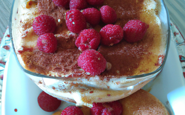 Tiramisu rafraîchissant aux framboises