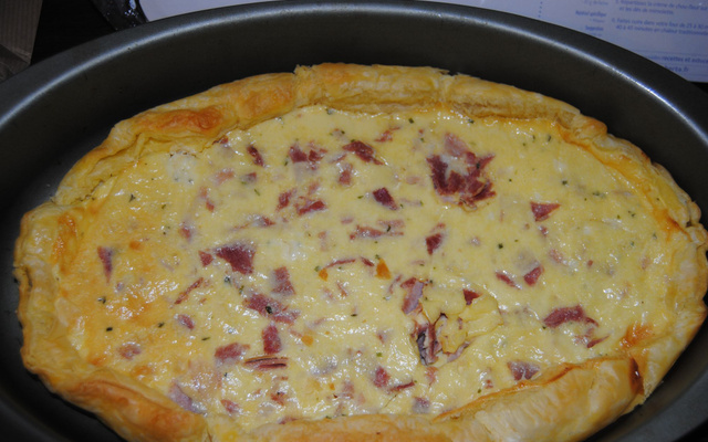 Quiche boursin au jambon