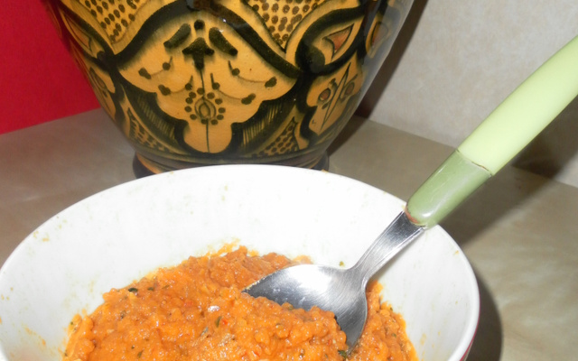 Purée de carottes, recette lybienne