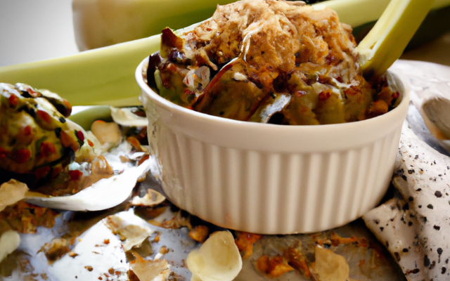 Crumble aux artichauts