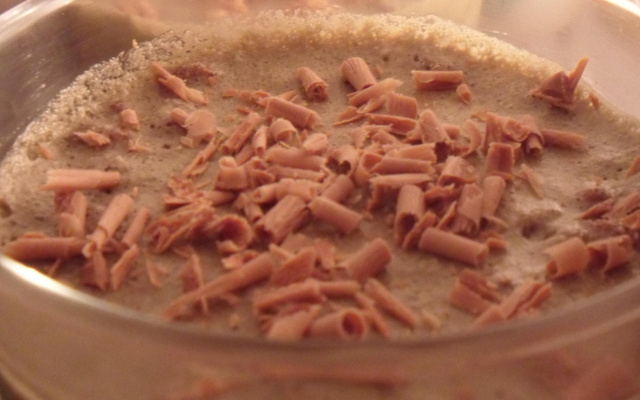 Mousse au chocolat au lait surprise