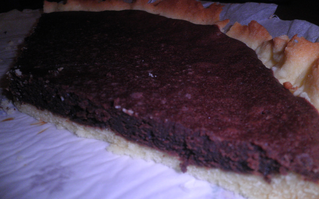 Tarte fondant au chocolat