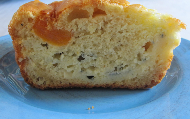 Cake roquefort, abricot