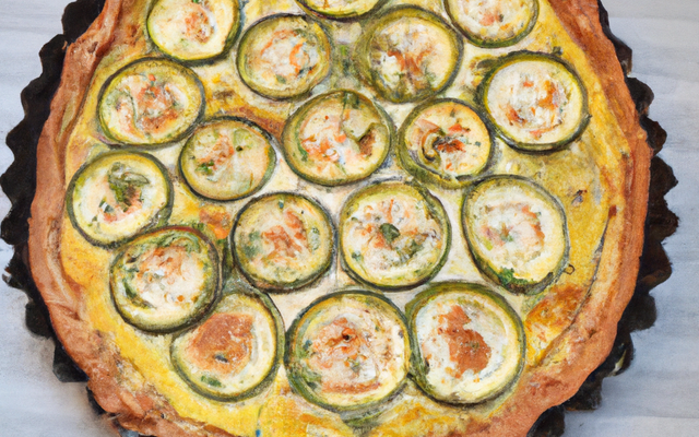 Tarte courgettes boursin