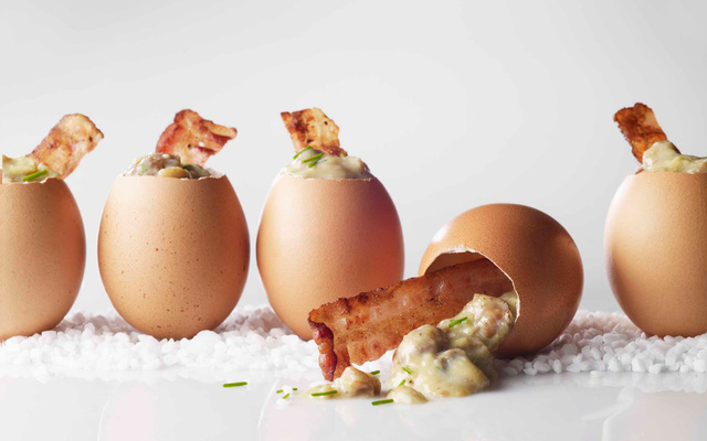 Brouillade lard-châtaignes