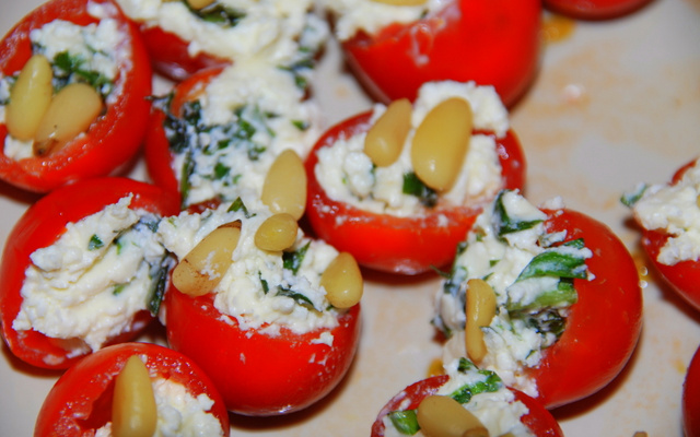 Tomates cerises à la féta