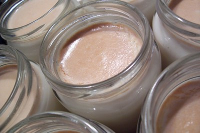 Yaourts au lait de chèvre et confiture de lait