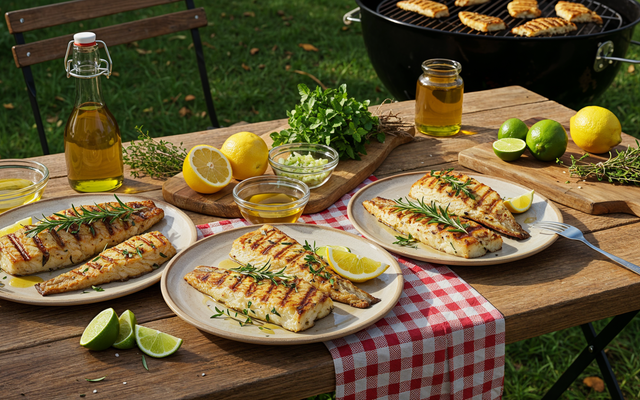 Silure au barbecue