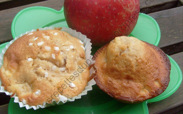 Muffins aux pommes et à la cannelle