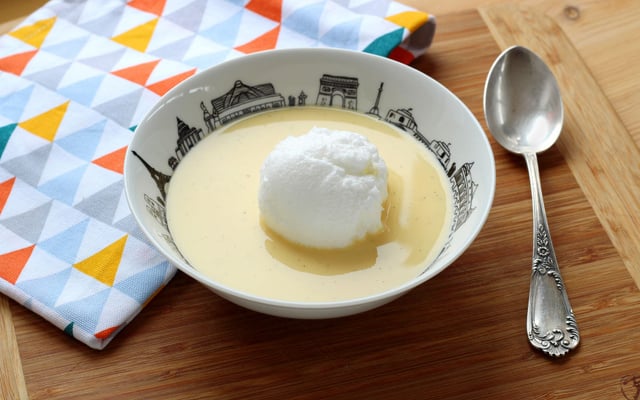 Œufs à la neige faciles avec le Cuisine Companion