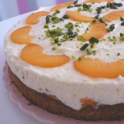 Entremet abricot rhum