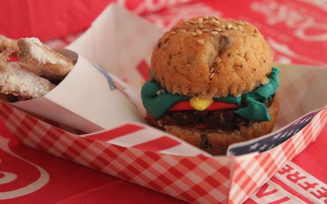 Petits burgers cakes