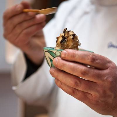 Sorbet au café et à la cardamome