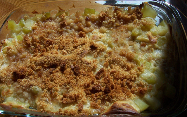 Gratin de courgettes à la béchamel