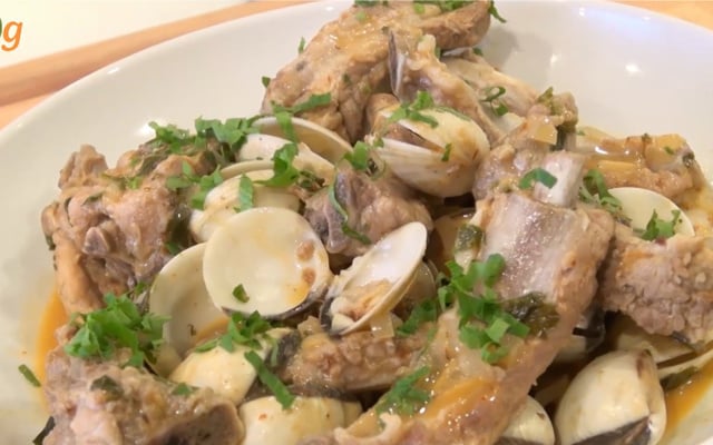 Porc aux palourdes à la mode d