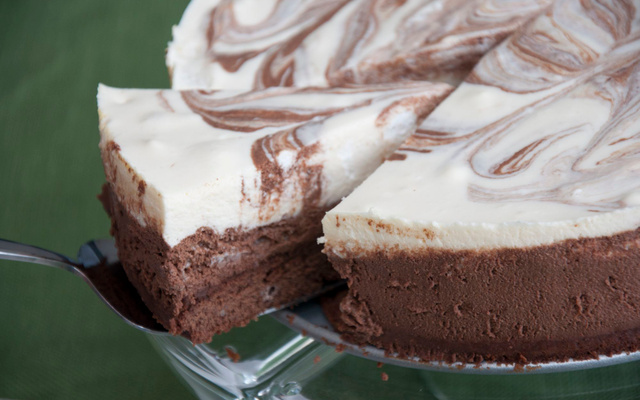 Cheesecake vanille et chocolat