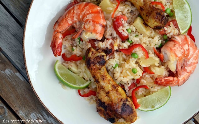 Paella à la créole