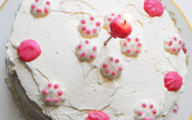 Gâteau cerises et cream cheese
