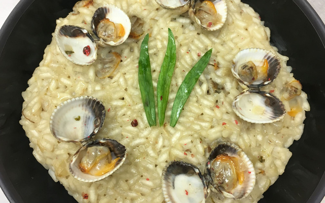 Risotto aux coques