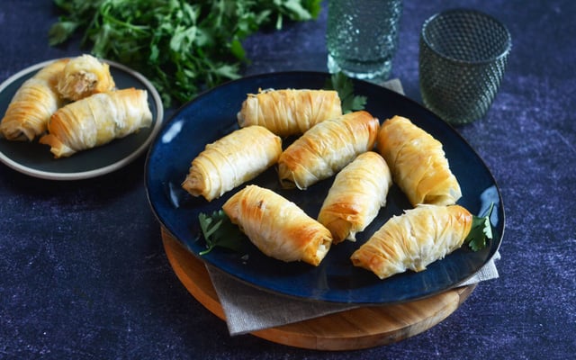 Filo au poulet et à la feta