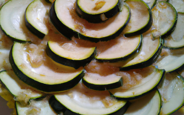 Lamelle courgette