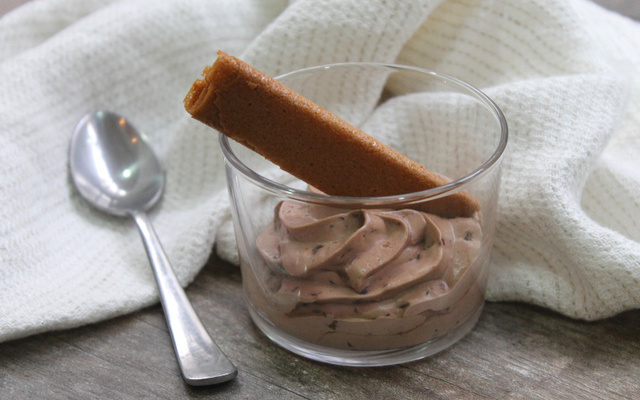 Mousse à la pâte à tartiner Gavottes