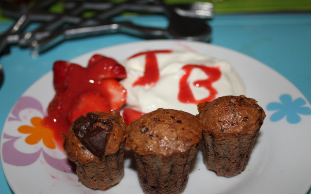 Financiers au chocolat maison
