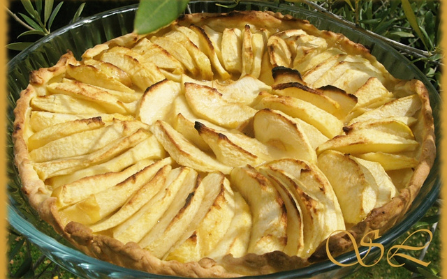Pâte aux petits suisses et tarte aux pommes