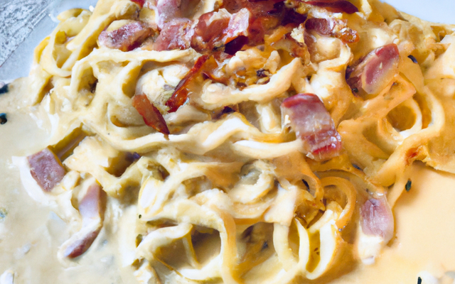 Carbonara à ma sauce